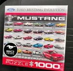 Eurographics Ford Mustang Evolution 1000 Piece Puzzle 50 Years Sealed.... Fixed Price $18.06.