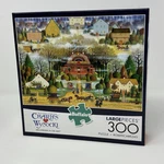 Buffalo Puzzle - Melodrama In The Mist 300 Pieces Charles Wysocki Complete. Fixed Price $11.99.