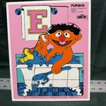 Ernie & Rubber Duckie In Tub Puzzle Sesame Street Jim Henson Ships Free Pbs. Fixed Price $21.99.