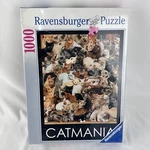 Ravensburger Catmania Jigsaw Puzzle Vintage Sealed 1,000PIECE Cuteness Overload. Fixed Price $39.99.