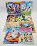 Vintage Frame-tray Board Puzzle Lot Of 10 Disney Aladdin Batman Little Mermaid. Fixed Price $22.00.