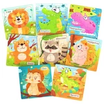 8 Pack Wooden Animal Jigsaw Puzzles 9 Piece Toddler Learning Toy Set Ages 3-5. Fixed Price $10.99.