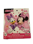 New Disney Minnie Mouse & Daisy Bow Shaped 48 Piece Puzzle 9X10. Fixed Price $5.39.