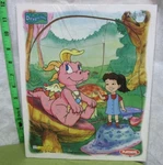 Dragon Tales Wooden Frame Puzzle Pbs Preschool 8-PIECE Cassie & Emmy 2000S. Fixed Price $20.00.