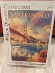 Clementoni Jigsaw Puzzle San Francisco 1000 Piece Art By Kerne Erickson Complete. Fixed Price $29.88.