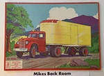 Vintage 1955 Milton Bradley 15 Piece Semi Truck Puzzle #4507-5 Aptitude Tested. Fixed Price $15.95.