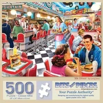 Bits And Pieces 50 Diner Jigsaw Puzzle For Adults Retro American Nos. Fixed Price $24.92.