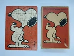Snoopy Peanuts Mini Jigsaw Puzzle Antique 1958 United Feature Syndicate Schulz. Fixed Price $25.00.