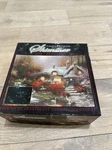Evening At Swanbrooke Cottage 750 Pc Shimmer Puzzle Thomas Kinkade Nib Sealed. Fixed Price $10.00.