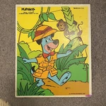 Playskool Wood Puzzle 18 Pieces 340-9 1980 Hound Dog Howdy To You. Fixed Price $16.00.