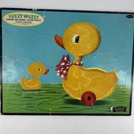 Puzzle 1960S Whitman Fuzzy Wuzzy Duck Frame Tray #4422 Usa Pre-school Vintage. Fixed Price $7.19.
