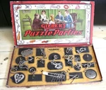 Vintage A.c. Gilbert Puzzle Parties 1032 Playset Original Box 1920'S. Fixed Price $107.45.