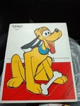 Vintage Playskool 190-04 Walt Disney's Pluto 7 Piece Wooden Puzzle. Fixed Price $15.00.