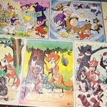 Tuco 1961 Forest Animals Cartoon Jigsaw Lot Of 7 Puzzles Vintage Fox Bear. Fixed Price $49.98.