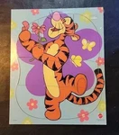 Vintage Wood Puzzle Mattel Tigger From Winnie The Pooh, Disney 8 Pieces. Fixed Price $18.00.