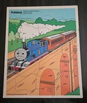 Vtg Playskool Thomas Train Peep Good Morning Wooden Puzzle Allcroft 1990. Fixed Price $18.95.