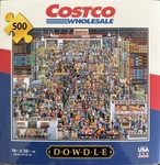 Dowdle Costco 500 Piece Jigsaw Puzzle. 19 1/4X 26 5/8 Usa, New Sealed.. Fixed Price $13.99.