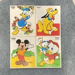Vtg Playskool Wooden Disney Puzzles Donald Duck Pluto Mickey Mouse Huey Dewey. Fixed Price $15.99.