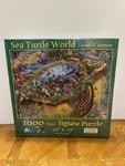 Sunsout 1000 Piece Puzzle Sea Turtle World By Lewis T. Johnson New. Fixed Price $22.00.