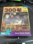 Buffalo Games 300 Piece Jigsaw Puzzle Sydney Australia Poster Included P-015. Fixed Price $11.97.