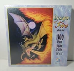 New 1999 Sunsout Dragon Of Fire Puzzle 1500 Pc Sealed. Fixed Price $11.99.