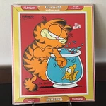 Vintage Playskool Garfield Fishbowl Woodboard Wooden Puzzle 1982 New Sealed. Fixed Price $38.97.