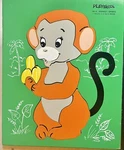 Vintage Child Playskool Monkey Shines Wood Puzzle 165-4 7 Pieces 2. Fixed Price $11.95.
