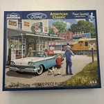 White Mountain Puzzle 1000 Pcs American Classic By Kevin Walsh *larger 24X30. Fixed Price $20.00.