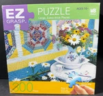 Hasbro Milton Bradley "spider Web Design Antique Quilt" 300 Large Piece Puzzle. Fixed Price $18.99.