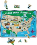Usa Map Wooden Puzzle (45 Pcs). Fixed Price $38.32.
