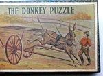 Antique 1890'S Chaffee & Selchow, Ny "the Donkey Puzzle" Game - Nos Best Offer. Fixed Price $29.00.