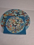 Vintage Springbok Jigsaw Puzzle Burst Of Butterflies Circular Complete PZL6601. Fixed Price $39.99.