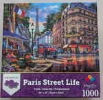 Majestic Puzzles Paris Street Life 1000 Pc-pre-owned Includes All Pieces. Fixed Price $8.00.