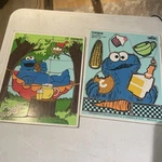 Playskool Wooden Cookie Monster Puzzles 315-4 : 315-29. Fixed Price $12.00.