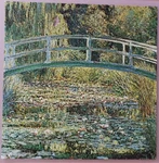 Vintage 1970 Springbok Jigsaw Puzzle The Pond With Waterlilies By Claude Monet. Fixed Price $9.99.