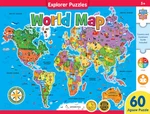 Masterpieces - Explorer World Map 60 Jigsaw Puzzle. Fixed Price $14.99.