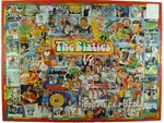 White Mountain The Sixties 60'S 1000 Piece Jigsaw Puzzle Collage Art Complete. Fixed Price $20.97.