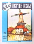 Jigsaw Puzzle Vintage The Old Mill, Guild Picture 16 X 18 Whitman 1950S. Fixed Price $13.60.