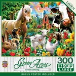 Masterpieces - Green Acres Garden Gathering 300 Ez Grip Jigsaw Puzzle. Fixed Price $16.99.
