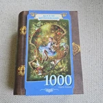 Alice In Wonderland - Used 1000 Puzzle By Masterpieces Keepsake Book Box. Fixed Price $19.87.