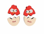 Beginagain 'n Eggs Matching Puzzle - Bilingual Wooden Colors 2 And Up. Fixed Price $12.99.
