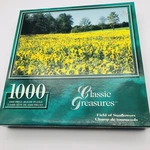 The Canadian Group Classic Treasures Puzzle Field Of Sunflowers 1000 Pieces. Fixed Price $9.09.