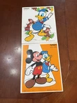 Vtg Playskool Disney Wooden Puzzles 70S Made In Usa Donald Duck Mickey Mouse. Fixed Price $17.99.