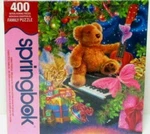 Springbok Christmas Bear Wishes 400 Larger Pieces Made Usa Out Of Print New. Fixed Price $29.99.