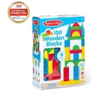 Melissa And Doug Classic Toys 100 Wooden Blocks Set New Box!!*fast Shipping. Fixed Price $18.99.