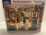 White Mountain 1000PC 24X30" Stroncek The Olde General Store "pcs VERIFIED*#0229. Fixed Price $9.59.