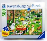 Ravensburger 500 Piece Puzzle Dogs In The Park Large Format 14 870. Fixed Price $15.79.