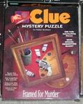 1992 Clue Mystery Puzzle *framed For Murder* Milton Bradley 500 Pc. Euc. Fixed Price $16.00.