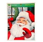 Whitman Santa Claus Frame Tray Puzzle # 4505B Christmas 1976 Sealed Nos. Fixed Price $10.00.