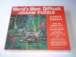 New Worlds Most Difficult 529PC Double Sided Puzzle "jungle" Buffalo Games. Fixed Price $24.95.